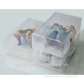 Clear Plastic Mens Shoe Storage Boxes Containers Trainers